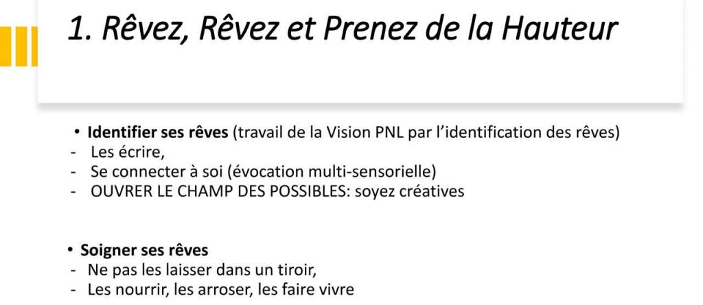 Identifier ses rêves et les soigner
